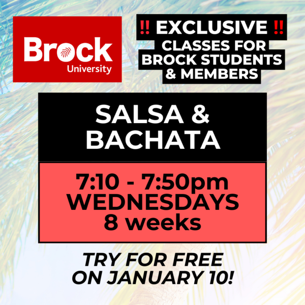 brock university salsa and bachata classes january 2024 jaguar dance company
